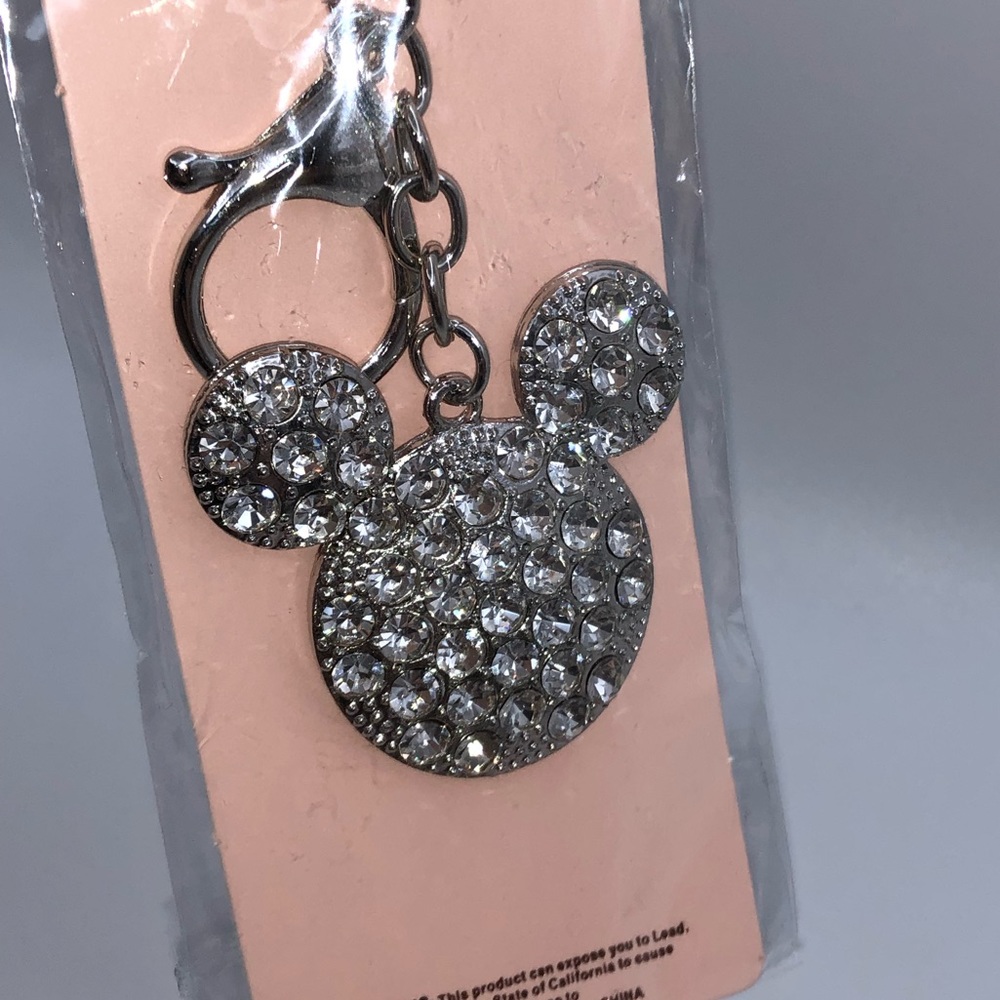 Mickey Rhinestone Keychain - Picture 2 of 2